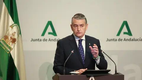 El consejero de Sanidad, Presidencia y Emergencias de la Junta de Andalucía, Antonio Sanz El consejero de Sanidad, Presidencia y Emergencias de la Junta de Andalucía, Antonio Sanz