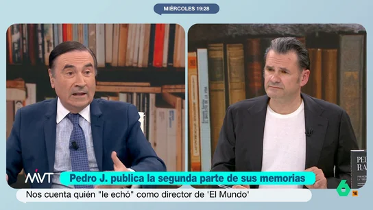 Pedro J. Ramírez desvela quién "le echó" como director de 'El Mundo': "Te digo quién pagó" Pedro J. Ramírez desvela en este vídeo que "tres empresarios del Ibex pagaron tres millones de euros cada uno" para que se acelerara su salida de 'El Mundo', así como otros poderes que también jugaron su papel.