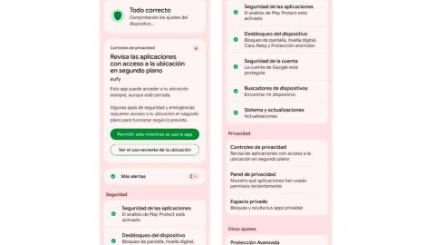 Desactivando la protección avanzada