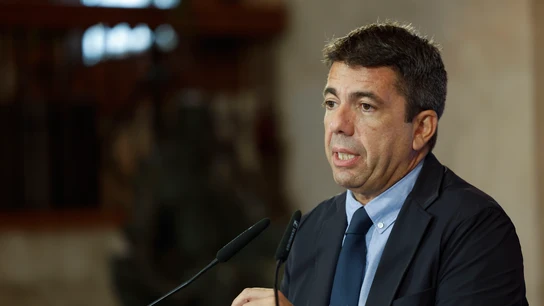 El president de la Generalitat, Carlos Mazón, en la presentación del curso de sensibilización ante el riesgo por inundaciones El president de la Generalitat, Carlos Mazón, en la presentación del curso de sensibilización ante el riesgo por inundaciones