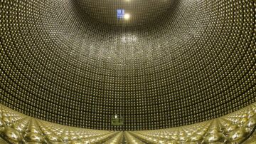Detector de neutrinos Super-Kamiokande, en Japón