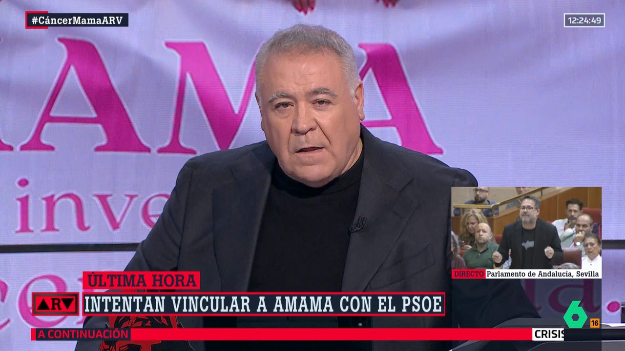 Ferreras, tras el "lamentable" vídeo que acusa a Amama de estar politizada: "¿Quién está detrás de él? Tiene una factura de cloaca"