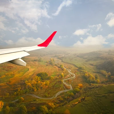 Vuelo en otoño