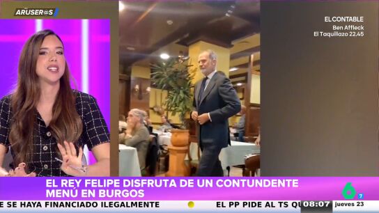 As&iacute; es el men&uacute; de 66 euros que comi&oacute; el rey Felipe en Burgos: "Le despidieron al grito de 'Viva Espa&ntilde;a'"