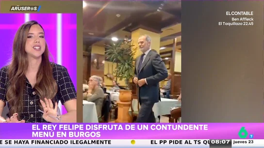Así es el menú de 66 euros que comió el rey Felipe en Burgos: "Le despidieron al grito de 'Viva España'" Así es el menú de 66 euros que comió el rey Felipe en Burgos: "Le despidieron al grito de 'Viva España'"