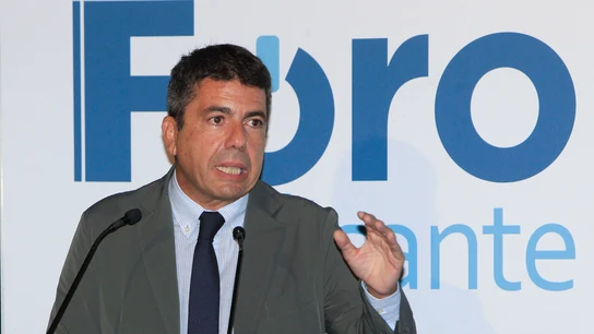 El presidente de la Comunitat Valenciana, Carlos Mazón, durante un acto El presidente de la Comunitat Valenciana, Carlos Mazón, durante un acto