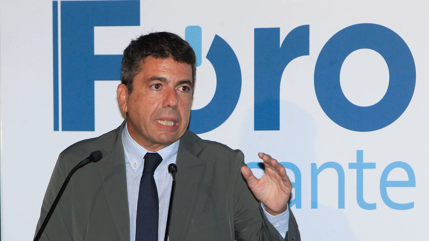 El presidente de la Comunitat Valenciana, Carlos Mazón, durante un acto El presidente de la Comunitat Valenciana, Carlos Mazón, durante un acto