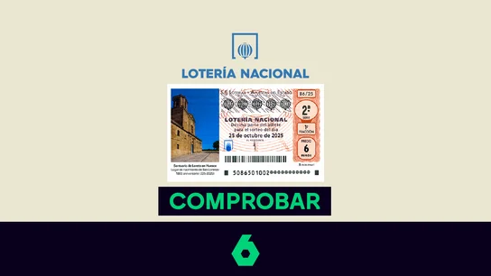 Comprueba tu décimo de la Lotería Nacional de este sábado en laSexta. Comprueba tu décimo de la Lotería Nacional de este sábado en laSexta.