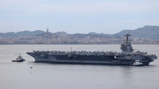 El portaaviones USS Gerarld R. Ford El portaaviones USS Gerarld R. Ford