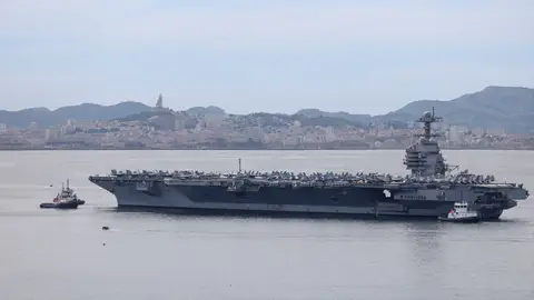 El portaaviones USS Gerarld R. Ford El portaaviones USS Gerarld R. Ford