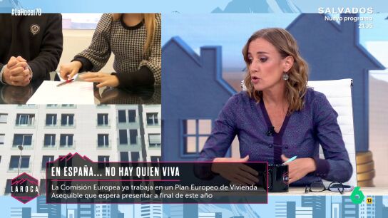 Tania S&aacute;nchez: "El volumen de la vivienda p&uacute;blica que tiene el pa&iacute;s es rid&iacute;culo"