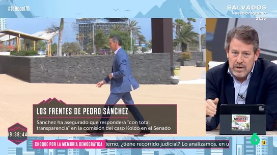 Manu Mostaza, sobre la cita de Sánchez en el Senado: "Si el PP tiene paciencia, puede ponerlo nervioso" Manu Mostaza, sobre la cita de Sánchez en el Senado: "Si el PP tiene paciencia, puede ponerlo nervioso"