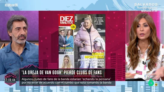 La observación de Juan del Val al look de 5.000 euros de Amaia Montero: "Se va a quemar el plumas con el cigarro" La observación de Juan del Val al look de 5.000 euros de Amaia Montero: "Se va a quemar el plumas con el cigarro"