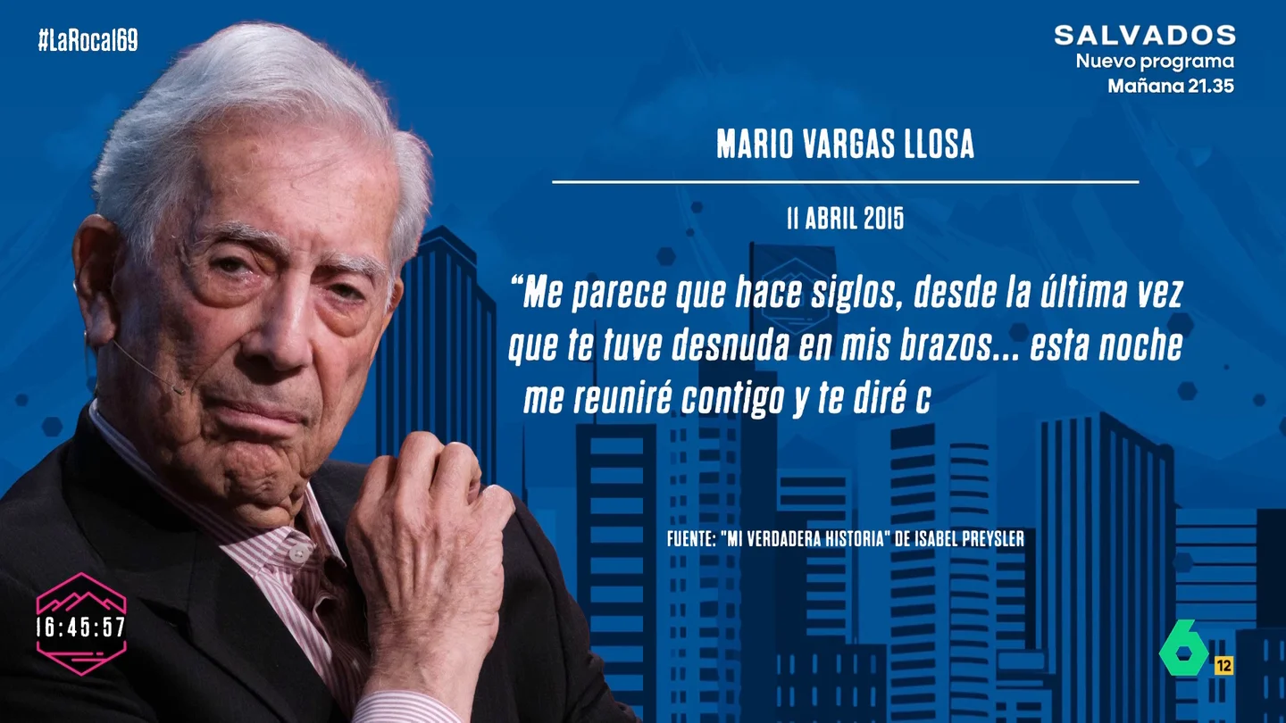 Isabel Preysler publica en sus memorias las cartas que le envió Mario Vargas Llosa: "Desde la última vez que te tuve desnuda en mis brazos..." Isabel Preysler publica en sus memorias las cartas que le envió Mario Vargas Llosa: "Desde la última vez que te tuve desnuda en mis brazos..."