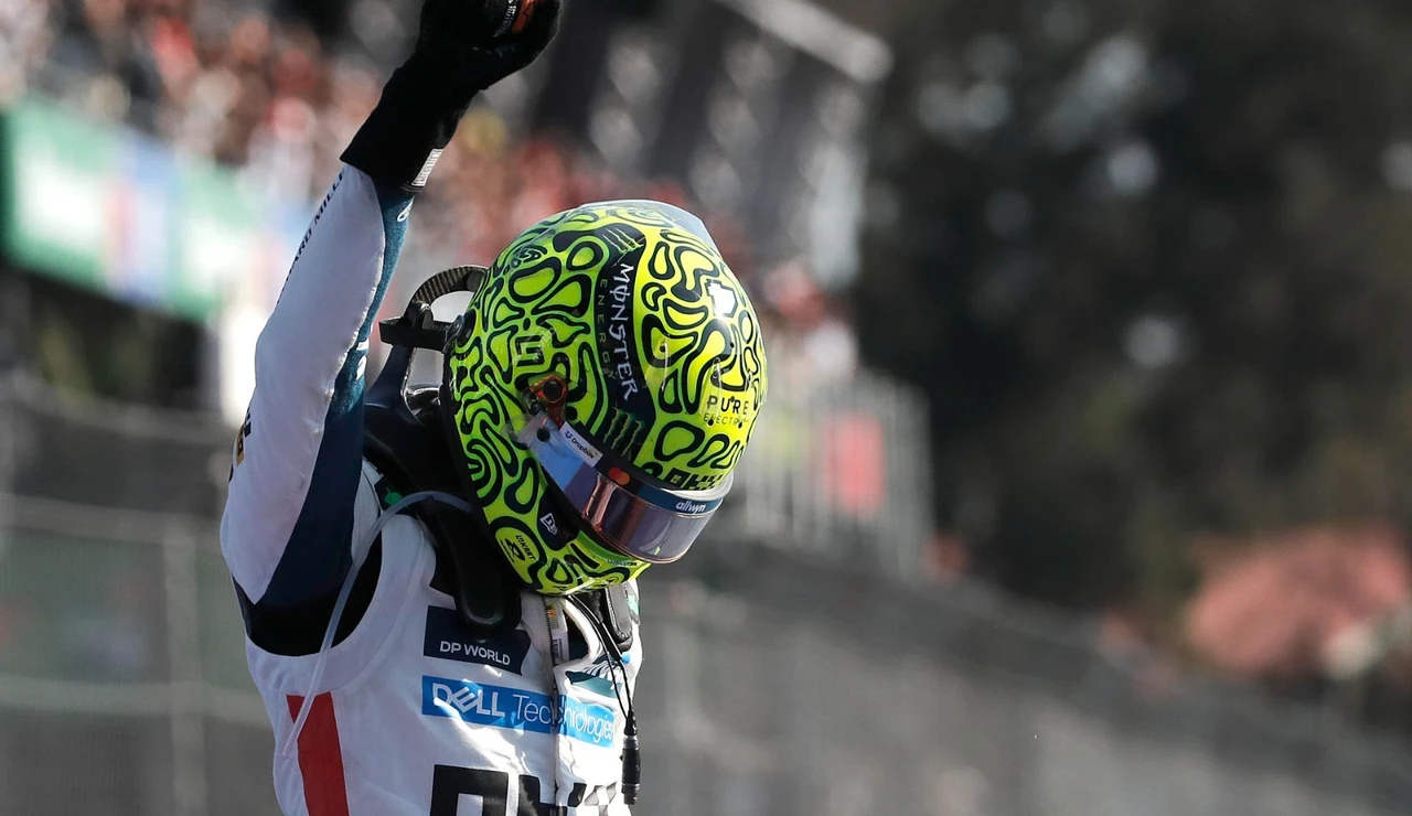 Victoria de Norris en el GP de México