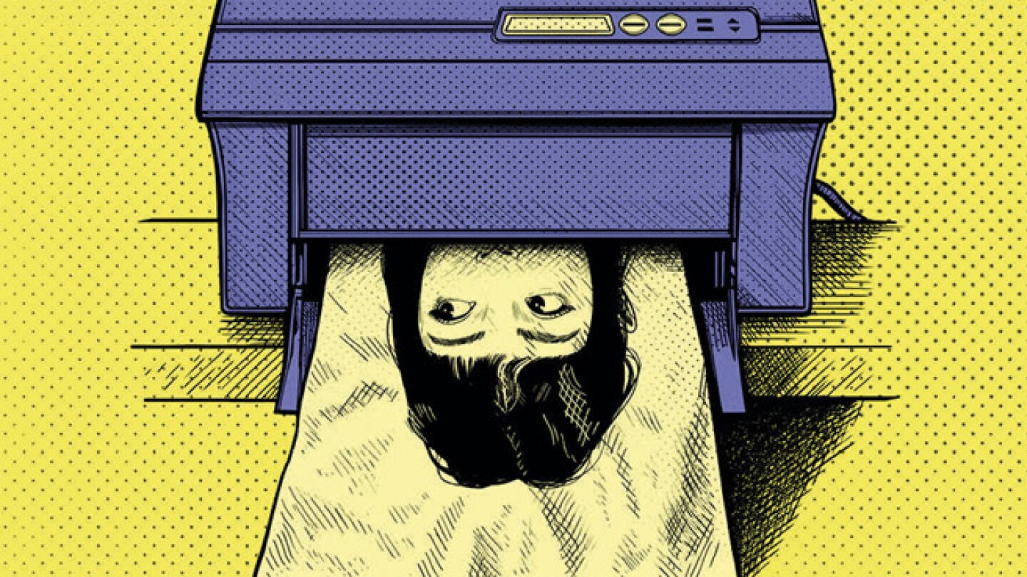 Detalle de la portada de 'XEROX' de Fien Veldman. 