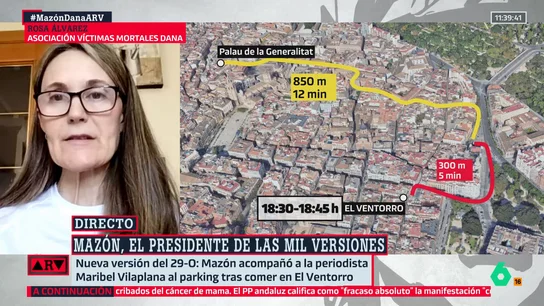 Rosa Álvarez, asociación víctimas de la DANA: "Nuestro familiares murieron con sus vías respiratorias obstruidas por lodo"  Rosa Álvarez, asociación víctimas de la DANA: "Nuestro familiares murieron con sus vías respiratorias obstruidas por lodo"