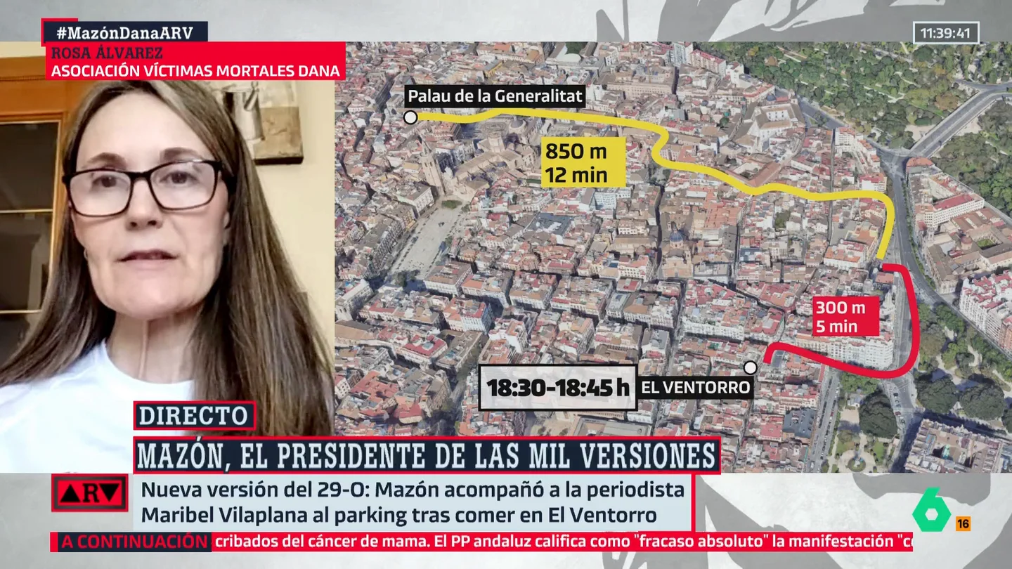 Rosa Álvarez, asociación víctimas de la DANA: "Nuestro familiares murieron con sus vías respiratorias obstruidas por lodo" Rosa Álvarez, asociación víctimas de la DANA: "Nuestro familiares murieron con sus vías respiratorias obstruidas por lodo"