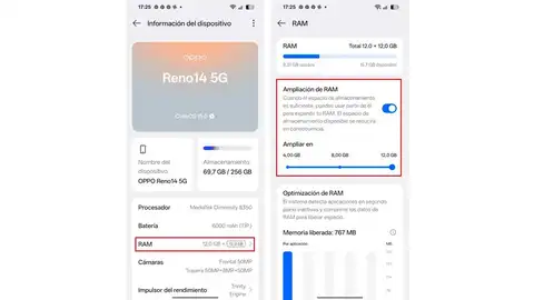 Ampliando la memoria RAM en tu móvil OPPO Ampliando la memoria RAM en tu móvil OPPO