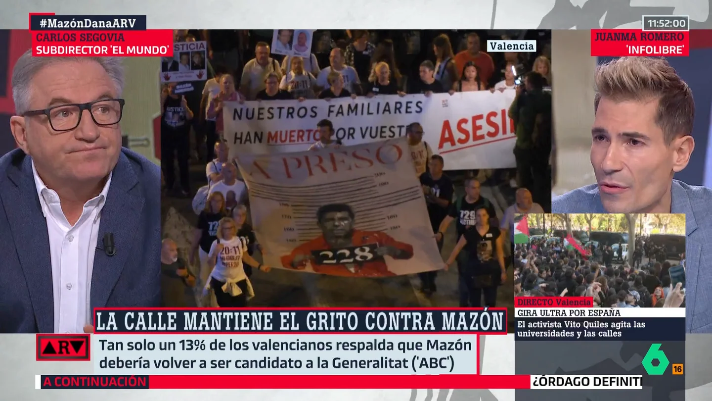 Juanma Romero, sobre las víctimas de la DANA: "Con cada mentira de Mazón, con cada desvergüenza, aumenta el dolor de las víctimas y sus familias" Juanma Romero, sobre las víctimas de la DANA: "Con cada mentira de Mazón, con cada desvergüenza, aumenta el dolor de las víctimas y sus familias"