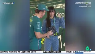 Aitana visita a Fernando Alonso al GP de México: así es su espectacular look vaquero de casi 1000 euros