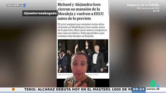 Un abogado famoso desvela en TikTok el motivo por el que Richard Gere abandona España: "Le iban a pegar un palo..." Un abogado famoso desvela en TikTok el motivo por el que Richard Gere abandona España: "Le iban a pegar un palo..."