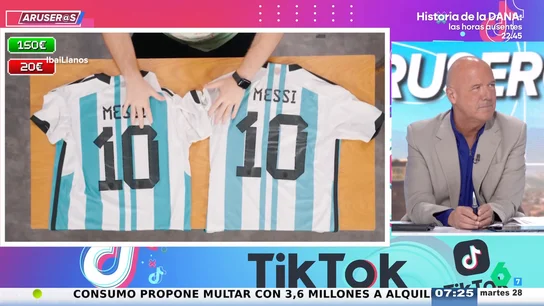 Alfonso Arús, tras ver a Ibai Llanos diferenciar el original de la falsificación: "Hay grandes marcas con cremalleras que fallan" Alfonso Arús, tras ver a Ibai Llanos diferenciar el original de la falsificación: "Hay grandes marcas con cremalleras que fallan"
