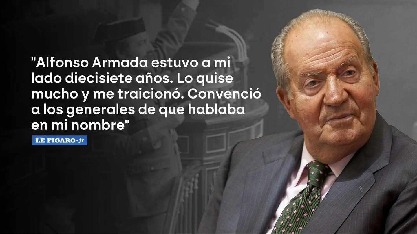 Las confesiones de Juan Carlos I: "No hubo un golpe el 23F, sino tres. Armada me traicionó" Las confesiones de Juan Carlos I: "No hubo un golpe el 23F, sino tres. Armada me traicionó"