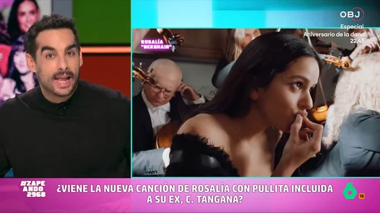 ¿Tiene 'Berghain', lo nuevo de Rosalía, un mensaje para C.Tangana? Juan Sanguino comparte esta teoría, en vídeo Una usuaria, María Fer, ha compartido una teoría que indica que la nueva canción de la artista catalana tiene un mensaje para su expareja. Descubre las pistas que, supuestamente, habría dejado Rosalía en el vídeo principal.