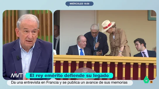 José Apezarena, tajante sobre el libro del rey Juan Carlos: "Tenía que haberlo escondido. Es una mala noticia para Zarzuela" El rey emérito ha dado una entrevista en Francia y publicado un avance de sus memorias, un libro que para José Apezarena "hace mucho daño a la monarquía y a su hijo". Su reflexión, en este vídeo.