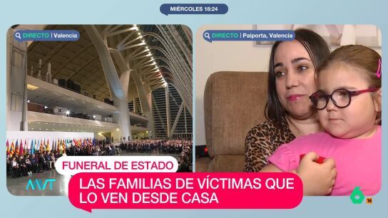 Fani ha visto este mi&eacute;rcoles, junto a su familia, el funeral de Estado por las v&iacute;ctimas de la DANA. Uno de los momentos m&aacute;s tensos del acto se ha producido antes de comenzar, cuando han gritado a Maz&oacute;n. 