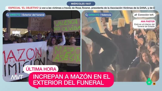Así ha visto Ana Pastor a Carlos Mazón ante los insultos en el funeral de Estado: "No sabía ni cómo comportarse" Ana Pastor cuenta cómo se ha vivido desde dentro del funeral de Estado por las víctimas de la DANA los insultos de los familiares de las víctimas a Carlos Mazón, así como si podrían afectar a su continuidad como líder del PP valenciano.