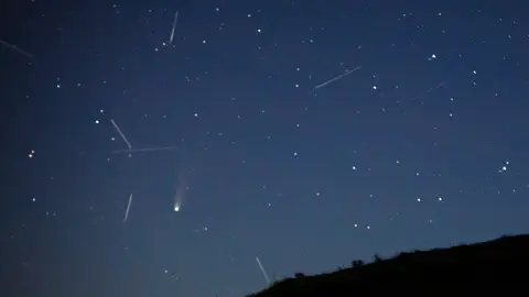 Cometa Lemmon en el Macedonia del Norte Cometa Lemmon en el Macedonia del Norte
