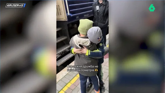 El emotivo vídeo del reencuentro de dos niños ucranianos separados por la guerra: "Y que no se les parta el alma a los grandes mandatarios..." El emotivo vídeo del reencuentro de dos niños ucranianos separados por la guerra: "Y que no se les parta el alma a los grandes mandatarios..."