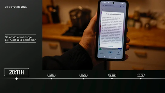 20:11 Se envía el mensaje Es-Alert 20:11 Se envía el mensaje Es-Alert