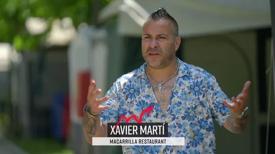 El tenso momento en el que Xavier, de Macarrilla, admite su favoritismo hacia otro restaurador de Batalla de restaurantes: "Quiero que gane" El tenso momento en el que Xavier, de Macarrilla, admite su favoritismo hacia otro restaurador de Batalla de restaurantes: "Quiero que gane"