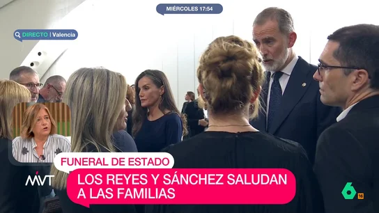 Mabel Galaz, sobre la "relación especial" de los reyes con las víctimas: "Las conocen por su nombre y los problemas que tienen" Mabel Galaz explica en el vídeo sobre estas líneas que "se estableció un vínculo con las víctimas que los reyes han mantenido todo este último año" desde su visita a Paiporta y que "están muy implicados en las tareas de recuperación".