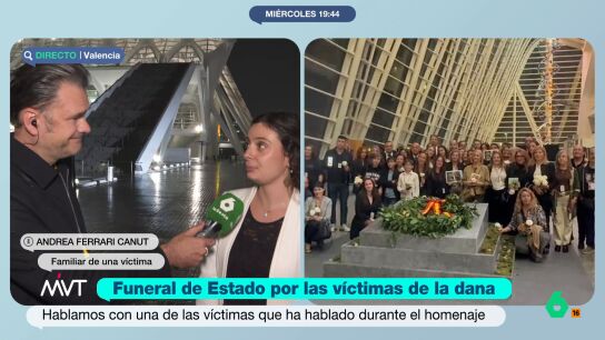 La joven ha sido una de las encargadas de dedicar un discurso a las v&iacute;ctimas. Andrea, como se&ntilde;ala I&ntilde;aki L&oacute;pez, ha mostrado una gran fortaleza y entereza durante el acto, y ha emocionado a todos con sus palabras. 