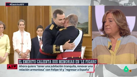 Mabel Galaz asegura que Felipe VI pidió al rey emérito que "no escribiese" sus memorias: "El libro va a ser incómodo" Mabel Galaz asegura que Felipe VI pidió al rey emérito que "no escribiese" sus memorias: "El libro va a ser incómodo"