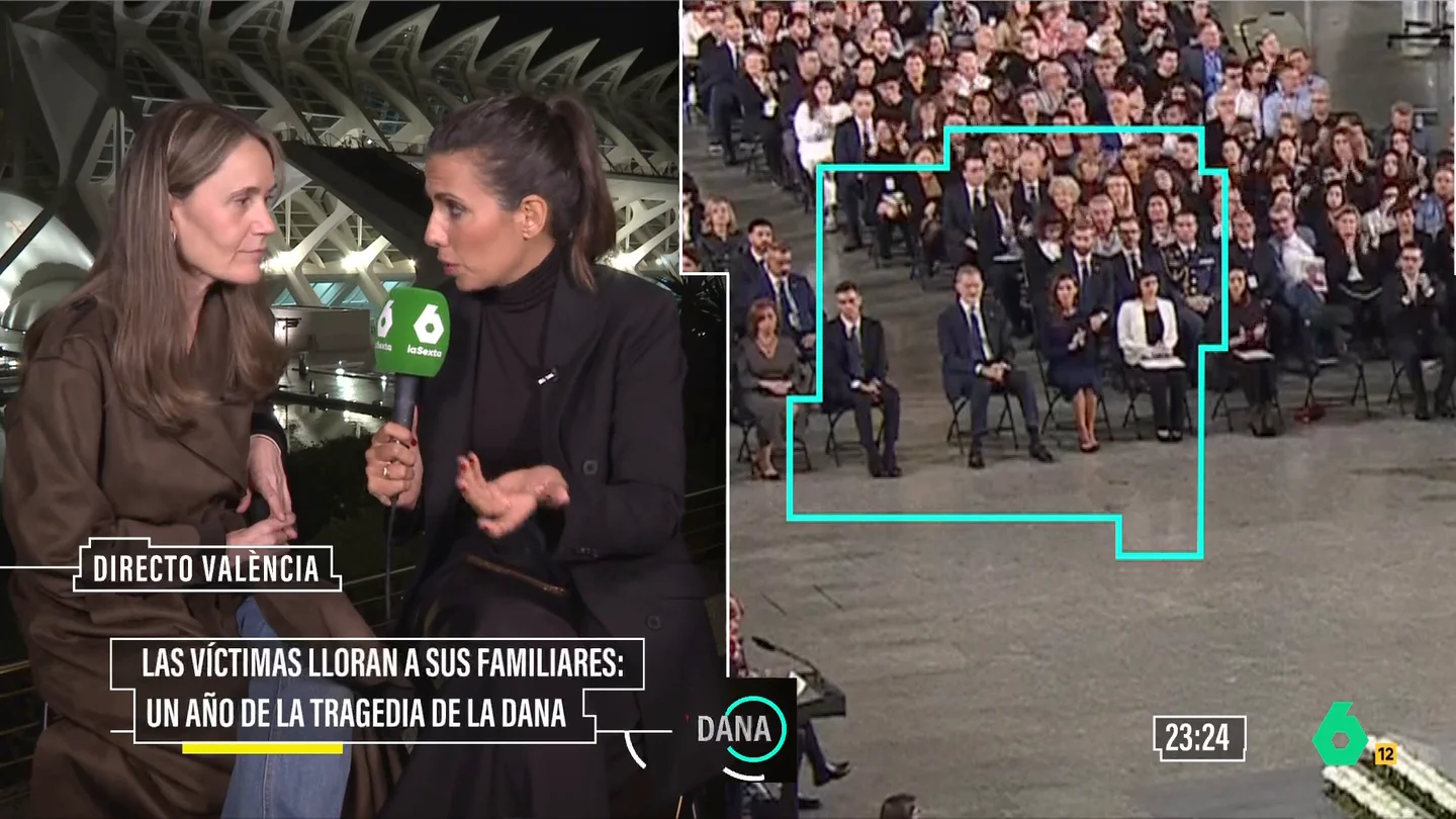 Rosa Álvarez reconoce el gesto de la reina al aplaudir a la víctima de la DANA que ha culpado a Mazón Rosa Álvarez reconoce el gesto de la reina al aplaudir a la víctima de la DANA que ha culpado a Mazón