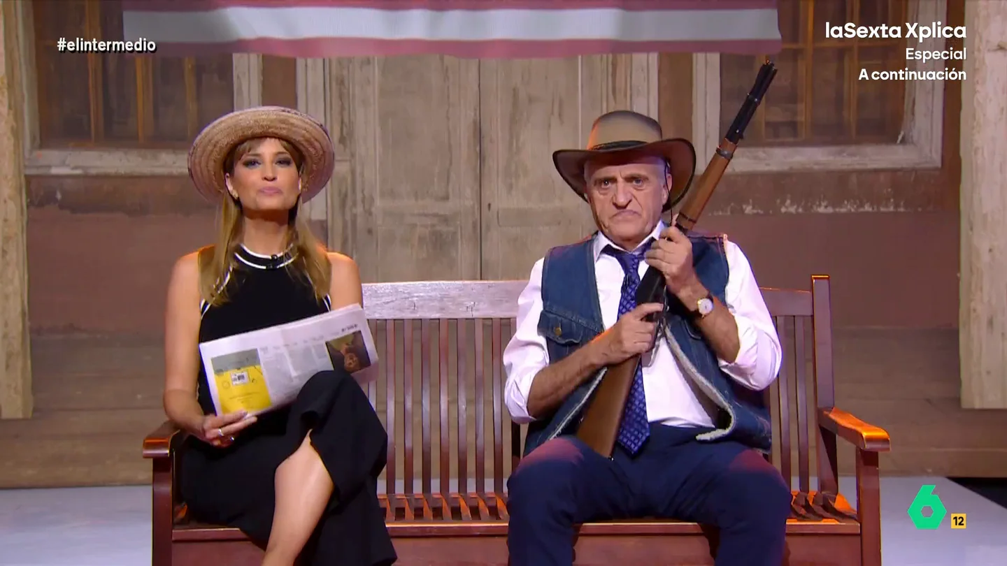 Wyoming 'celebra' la orden de Trump de volver a los ensayos nucleares: "'¡Vuelve la Guerra Fría! ¡Me encanta!" Wyoming y Sandra Sabatés analizan en este vídeo la gira de Donald Trump por Asia, donde ha firmado un acuerdo comercial con China, a la vez que ha ordenado al Pentágono retomar los ensayos nucleares 33 años después.