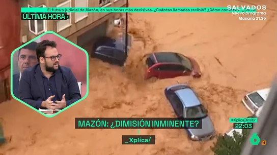 Monrosi, sobre que Mazón pudiera ver un vídeo de las inundaciones en Utiel y siguiera en El Ventorro: "No puede ser, estaríamos hablando de una personalidad de un psicópata" Monrosi, sobre que Mazón pudiera ver un vídeo de las inundaciones en Utiel y siguiera en El Ventorro: "No puede ser, estaríamos hablando de una personalidad de un psicópata"
