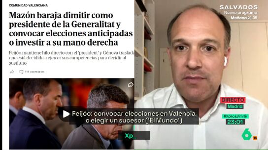 Esteban Urreiztieta desvela que Maz&oacute;n mantiene una "interlocuci&oacute;n de manera directa" con Feij&oacute;o mientras valora la dimisi&oacute;n