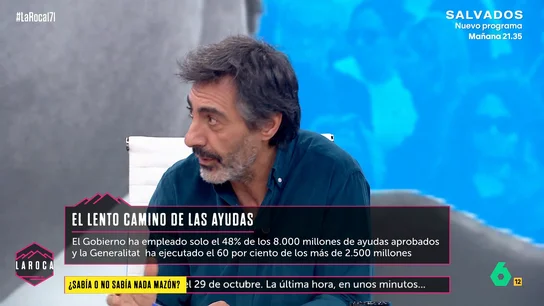 Juan del Val, tras escuchar a Gan Pampols sobre la reconstrucción: "Falta muchísimo por hacer" Juan del Val, tras escuchar a Gan Pampols sobre la reconstrucción: "Falta muchísimo por hacer"