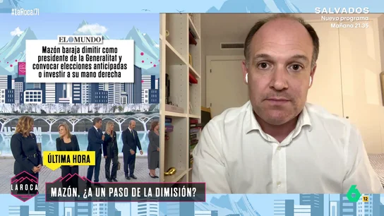Esteban Urreiztieta, 'El Mundo': "Mazón estaría barajando su dimisión inmediata y convocar elecciones" Esteban Urreiztieta, 'El Mundo': "Mazón estaría barajando su dimisión inmediata y convocar elecciones"