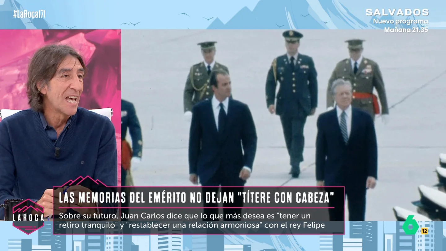 Benjamín Prado, tajante con el emérito: "Como se veía en las monedas de curso legal, creía que eran suyas y que las podía coger" Benjamín Prado, tajante con el emérito: "Como se veía en las monedas de curso legal, creía que eran suyas y que las podía coger"