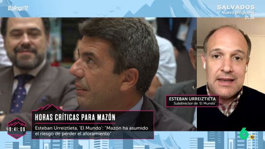 Urreiztieta, sobre Maz&oacute;n: "Si pierde el aforamiento, la jueza de Catarroja actuar&iacute;a de inmediato"