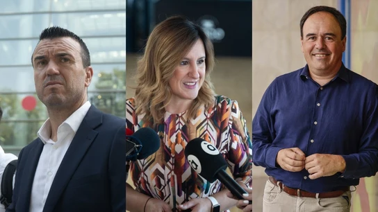 Vicent Mompó, María José Catalá y Juanfran Pérez Llorca Vicent Mompó, María José Catalá y Juanfran Pérez Llorca