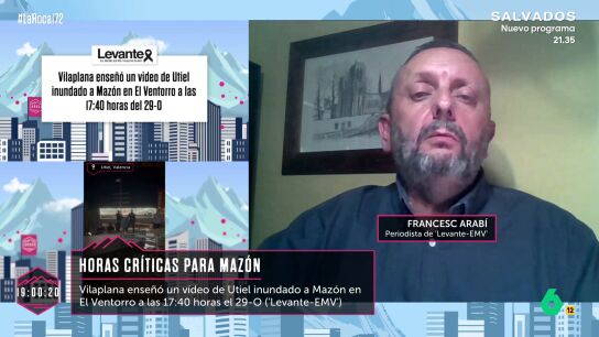 Francesc Arab&iacute;, sobre las distintas versiones de Vilaplana: "Ha ido acompa&ntilde;ando sus giros de guion con la misma estrategia que Maz&oacute;n"