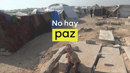 Israel no permite que haya paz en Gaza: "Es mentira, no hay tregua. Han quemado a los niños mientras dormían" Israel no permite que haya paz en Gaza: "Es mentira, no hay tregua. Han quemado a los niños mientras dormían"